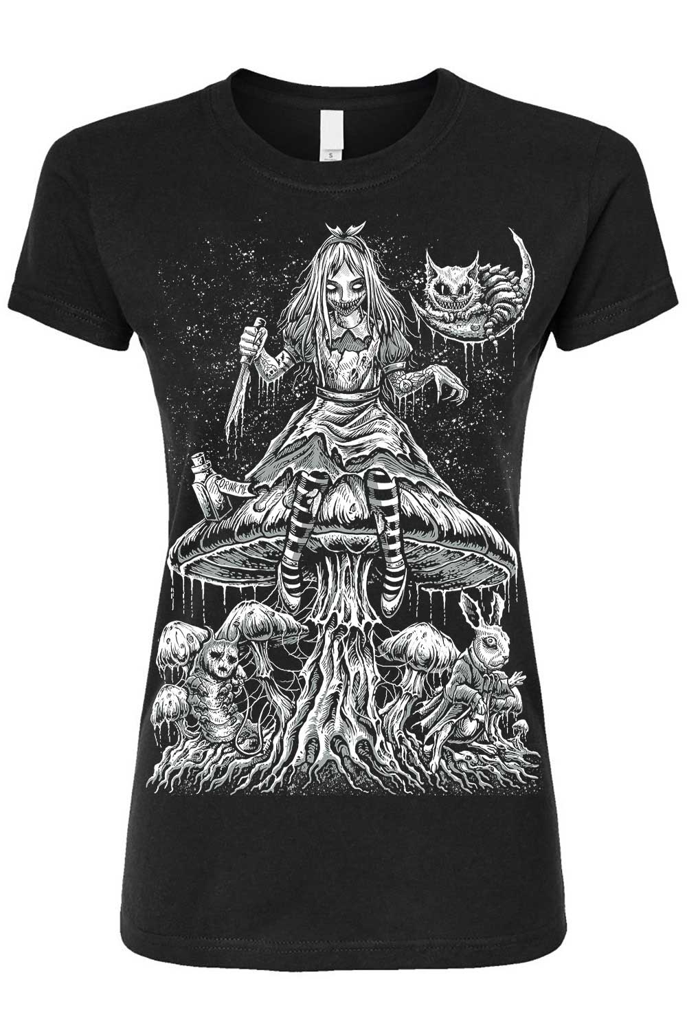 Alice Down The Rabbit Hole T-shirt - Image 4
