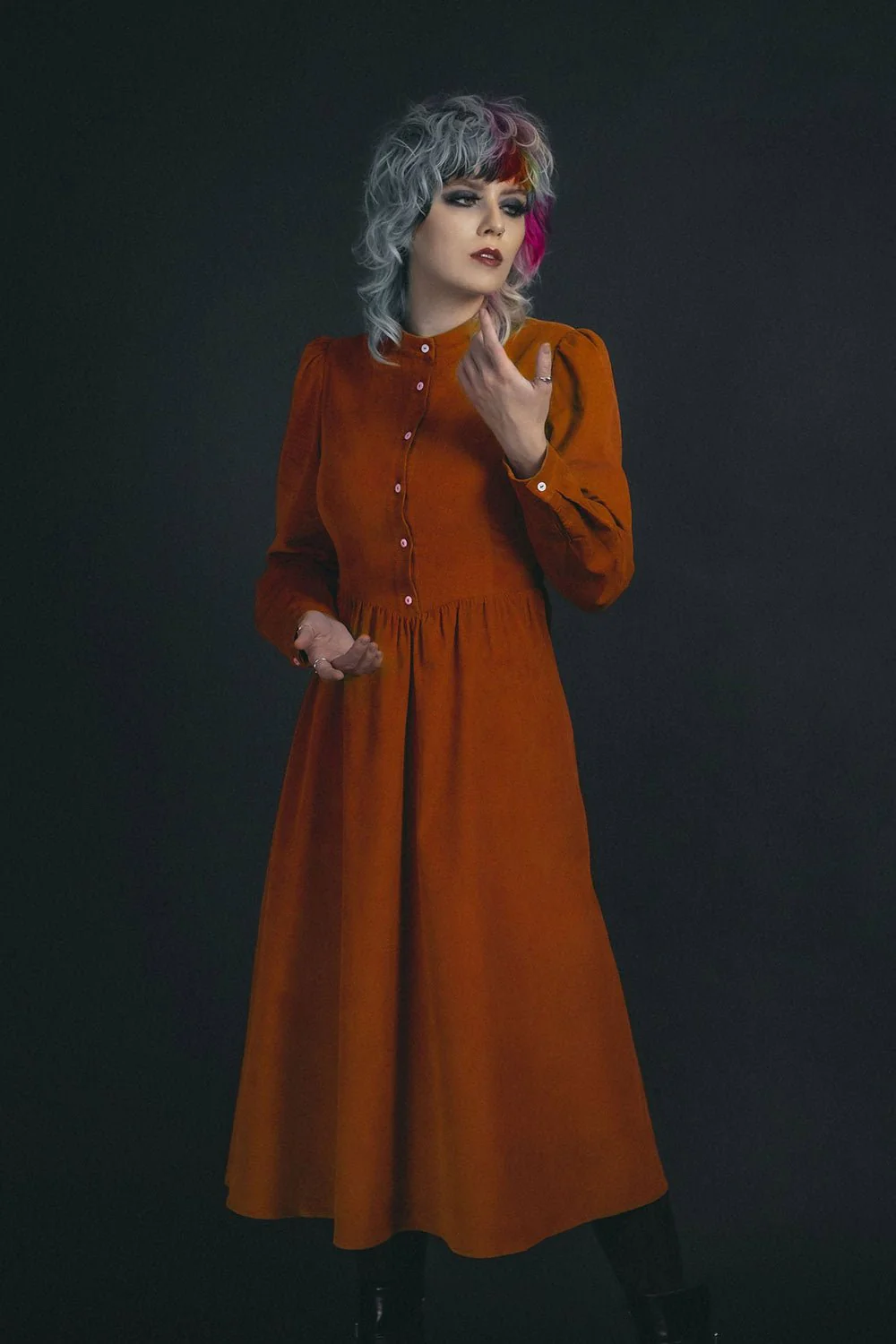 All Hallow's Eve Dress [PUMPKIN ORANGE] - Image 3