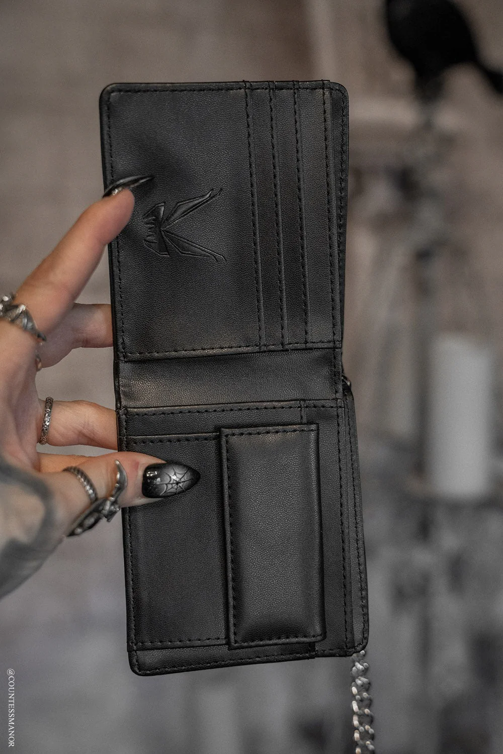 Angel of Death Bifold Wallet w/ Chain - Image 3