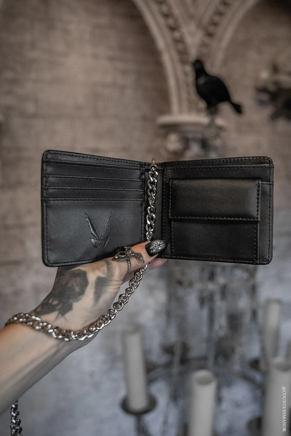 Angel of Death Bifold Wallet w/ Chain - Image 5