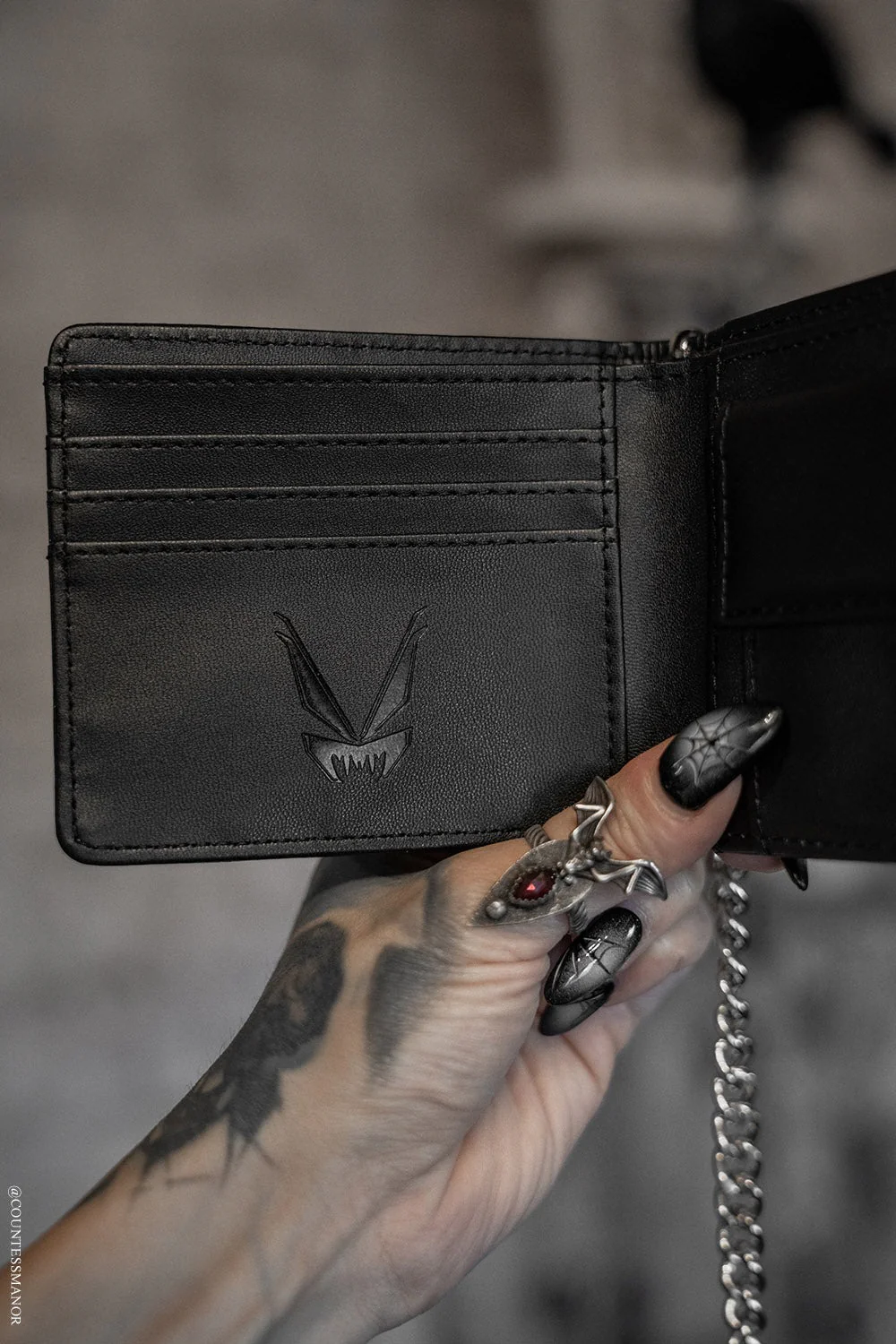 Angel of Death Bifold Wallet w/ Chain - Image 6