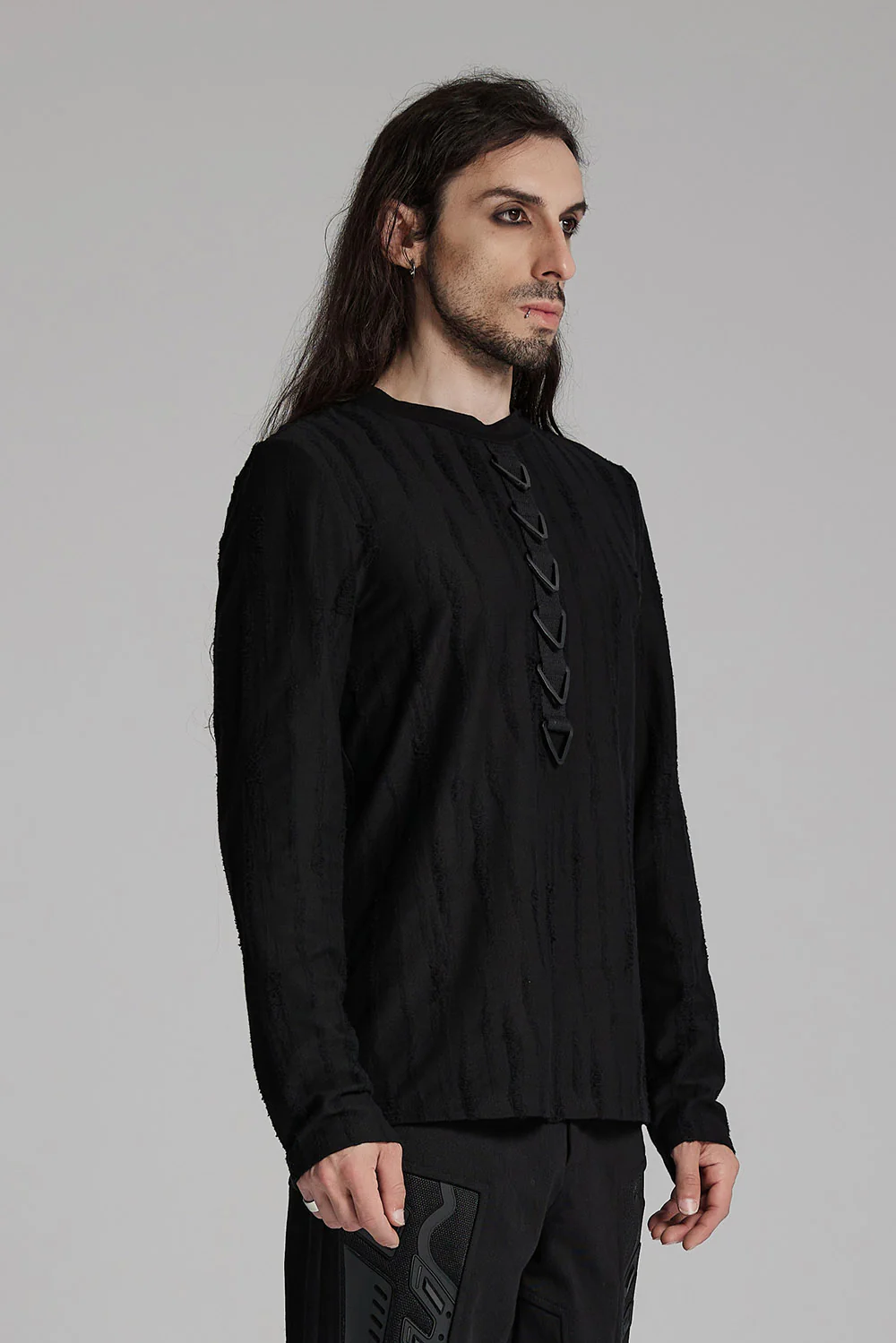 Arachne Shredded Long Sleeve Top - Image 4