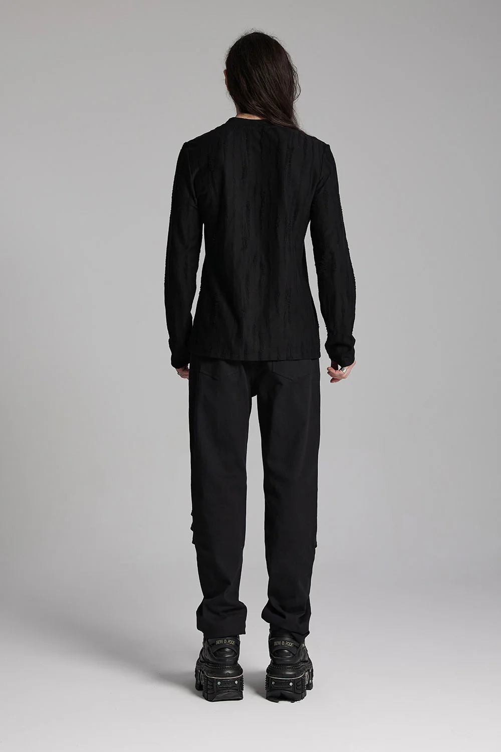 Arachne Shredded Long Sleeve Top - Image 7