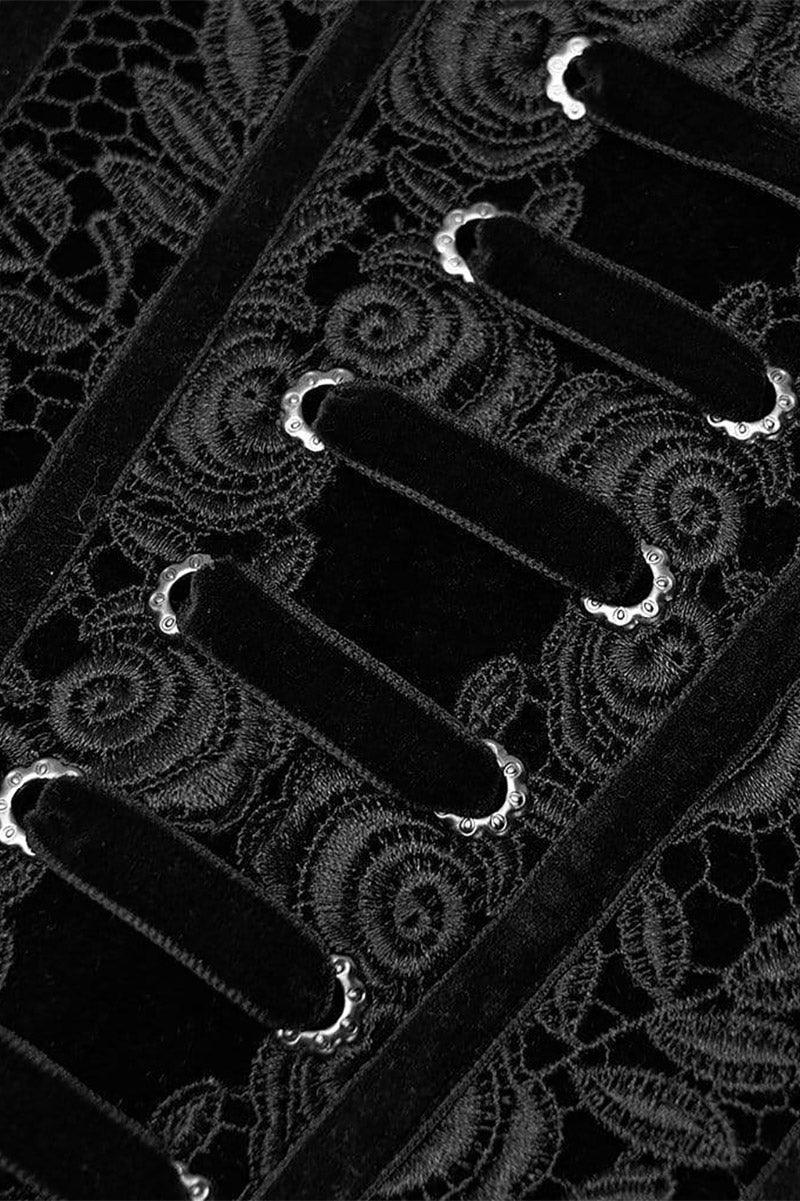 Ash Wednesday Velvet Corset [BLACK] - Image 11