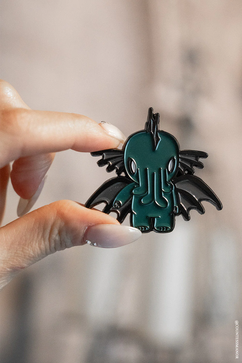 Baby Cthulhu Enamel Pin - Image 3
