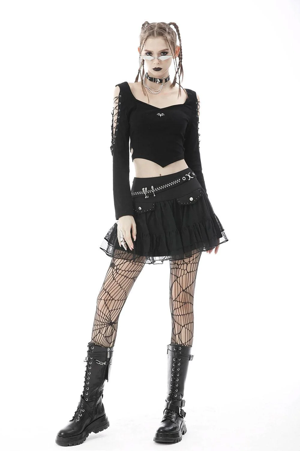 Baby Goth Crop Top - Image 5