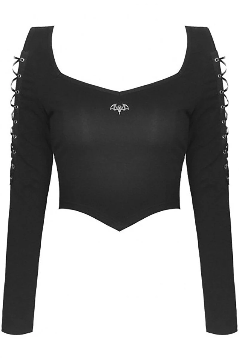 Baby Goth Crop Top - Image 6