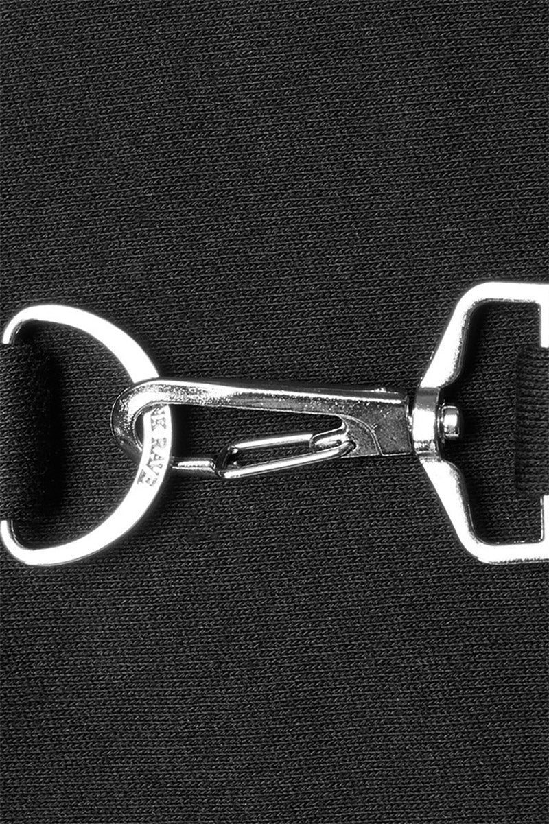 Bad Banshee Horns Cropped Hoodie - Image 7