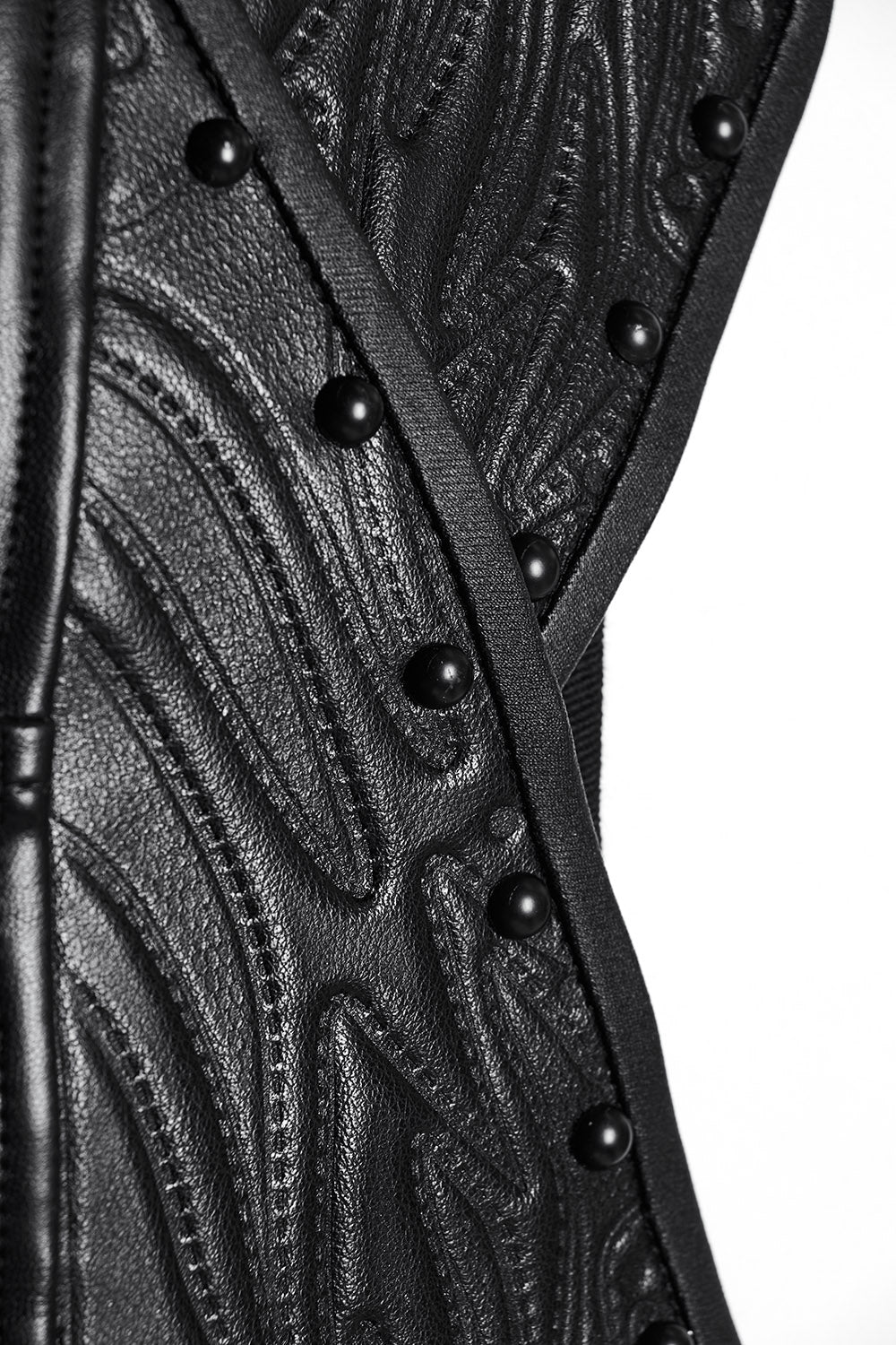 Badlands Studded Vegan Leather Moto Pants - Image 7