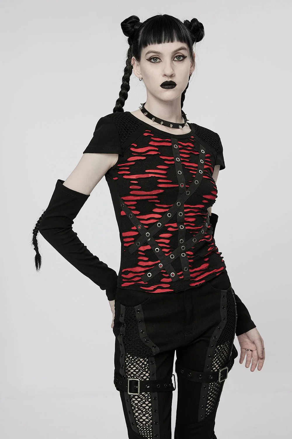 Barbie Blood Top Set [BLACK/RED]