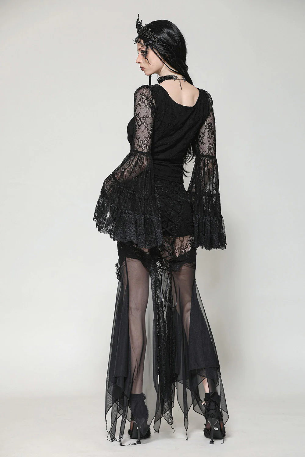 Basilica Lace Bell Sleeve Blouse - Image 5