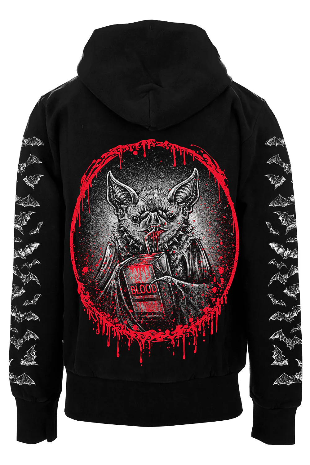 Bat Blood Snack Time Hoodie
