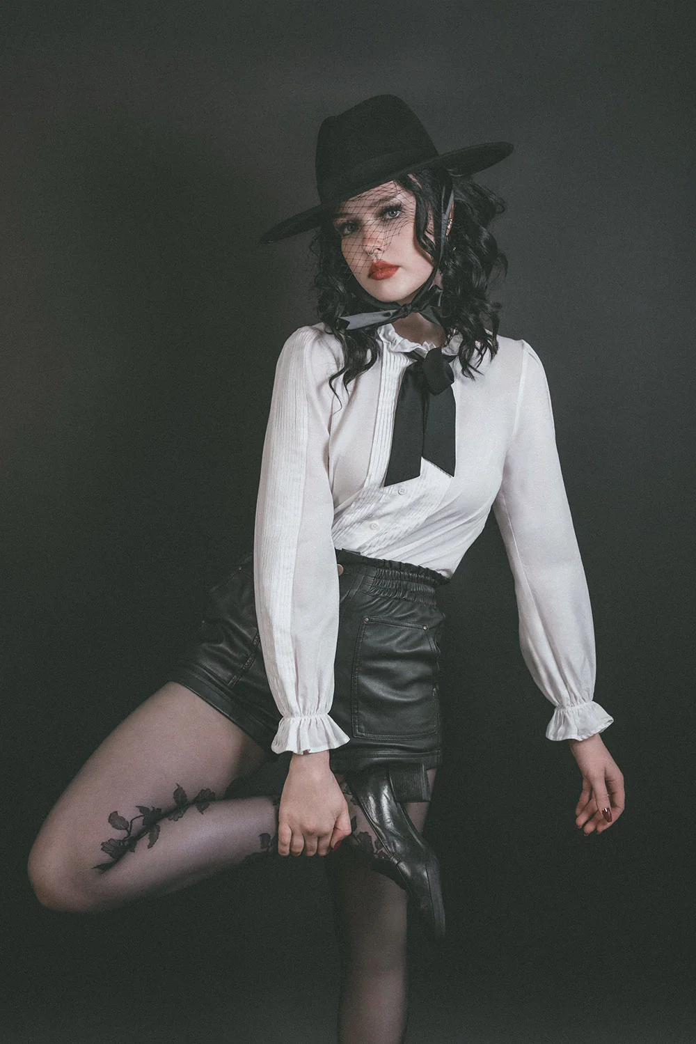 Bateman Button Down Shirt ft. Removable Bow [Unisex] - Image 10