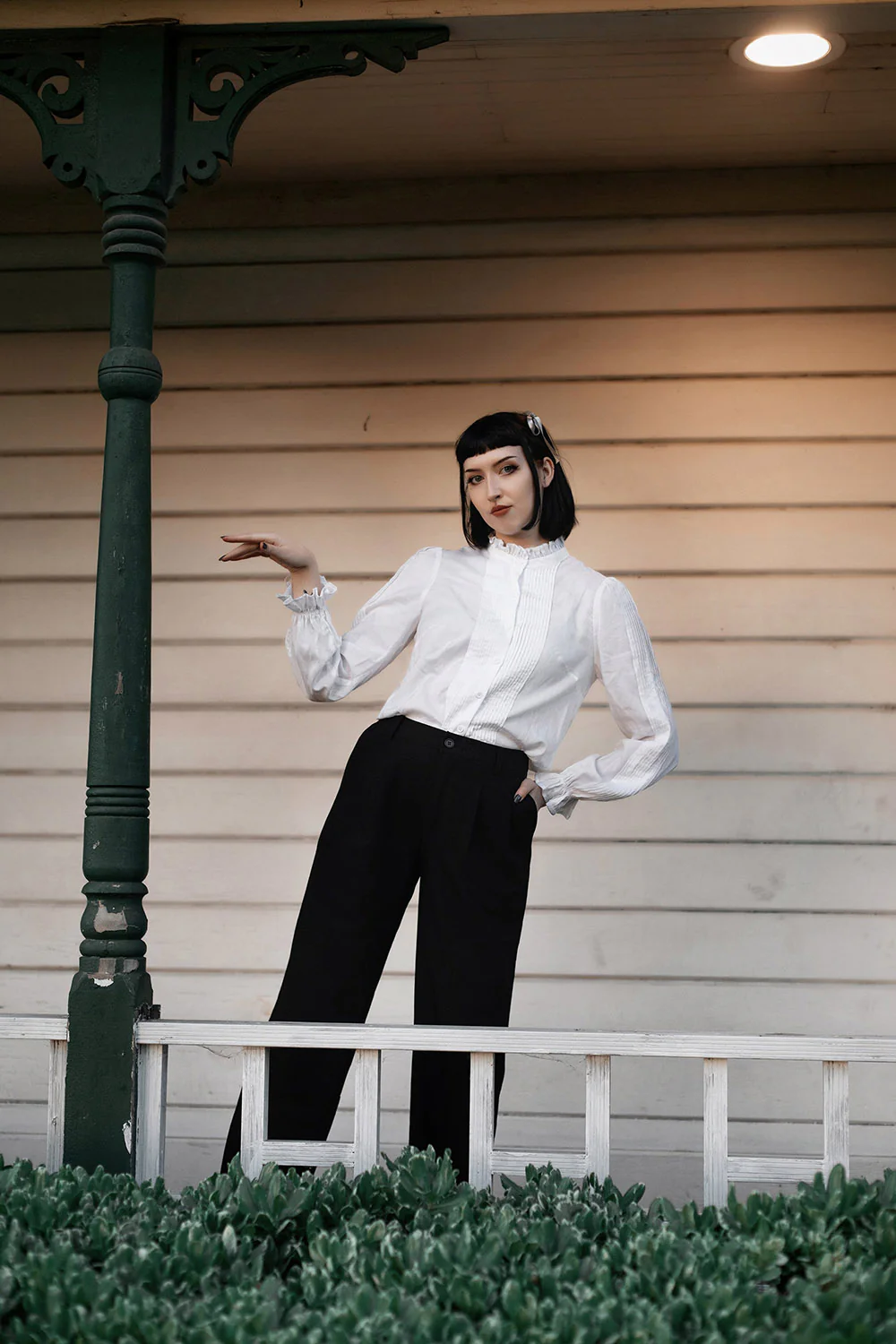 Bateman Button Down Shirt ft. Removable Bow [Unisex] - Image 12