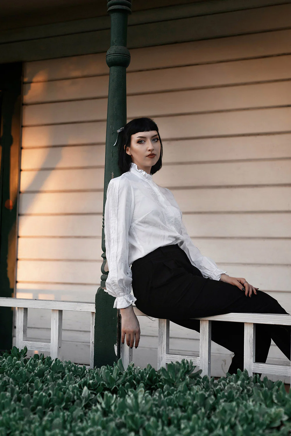 Bateman Button Down Shirt ft. Removable Bow [Unisex] - Image 6