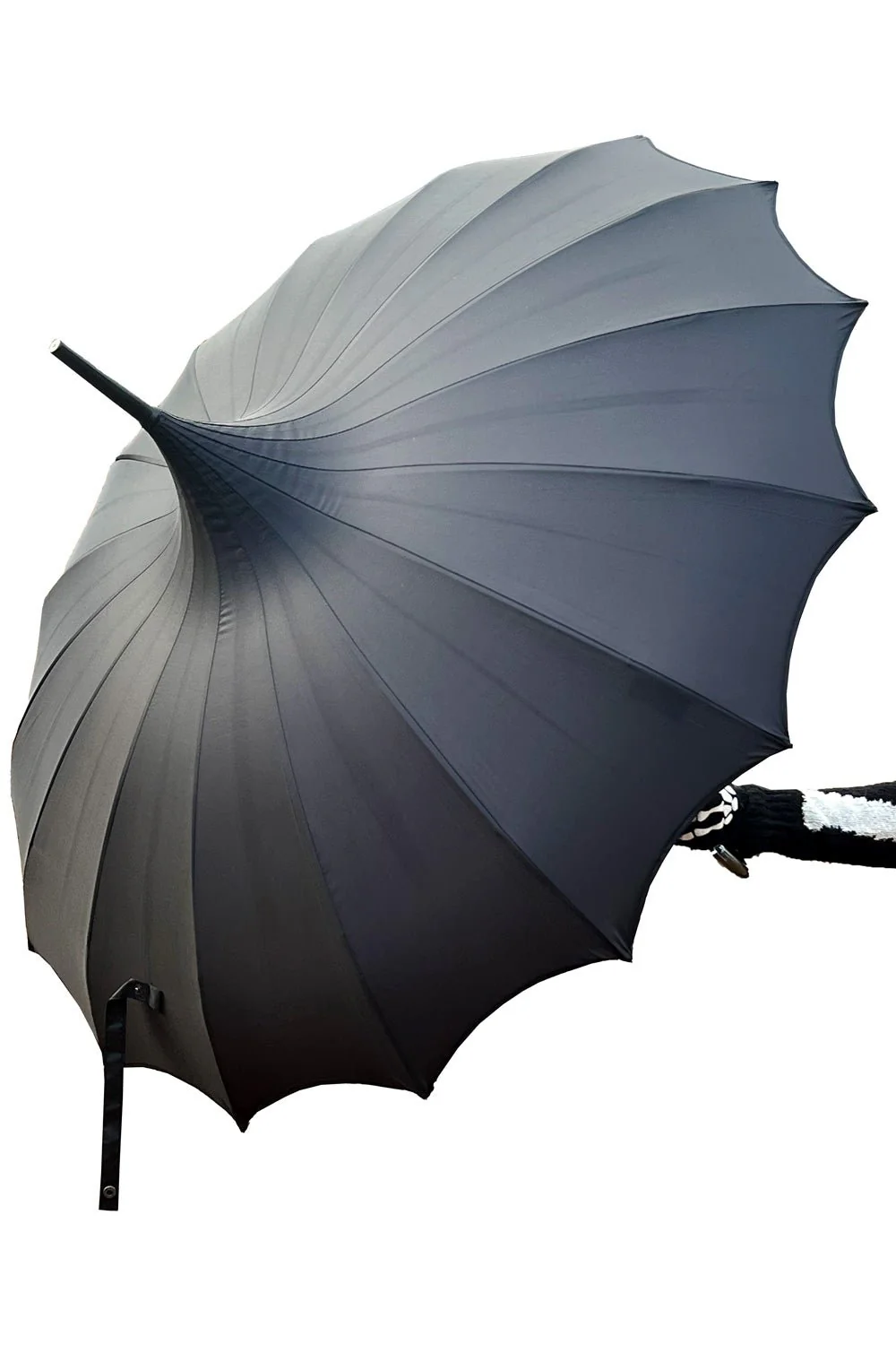 Batwing Pagoda Umbrella [MIDNIGHT BLACK] - Image 7