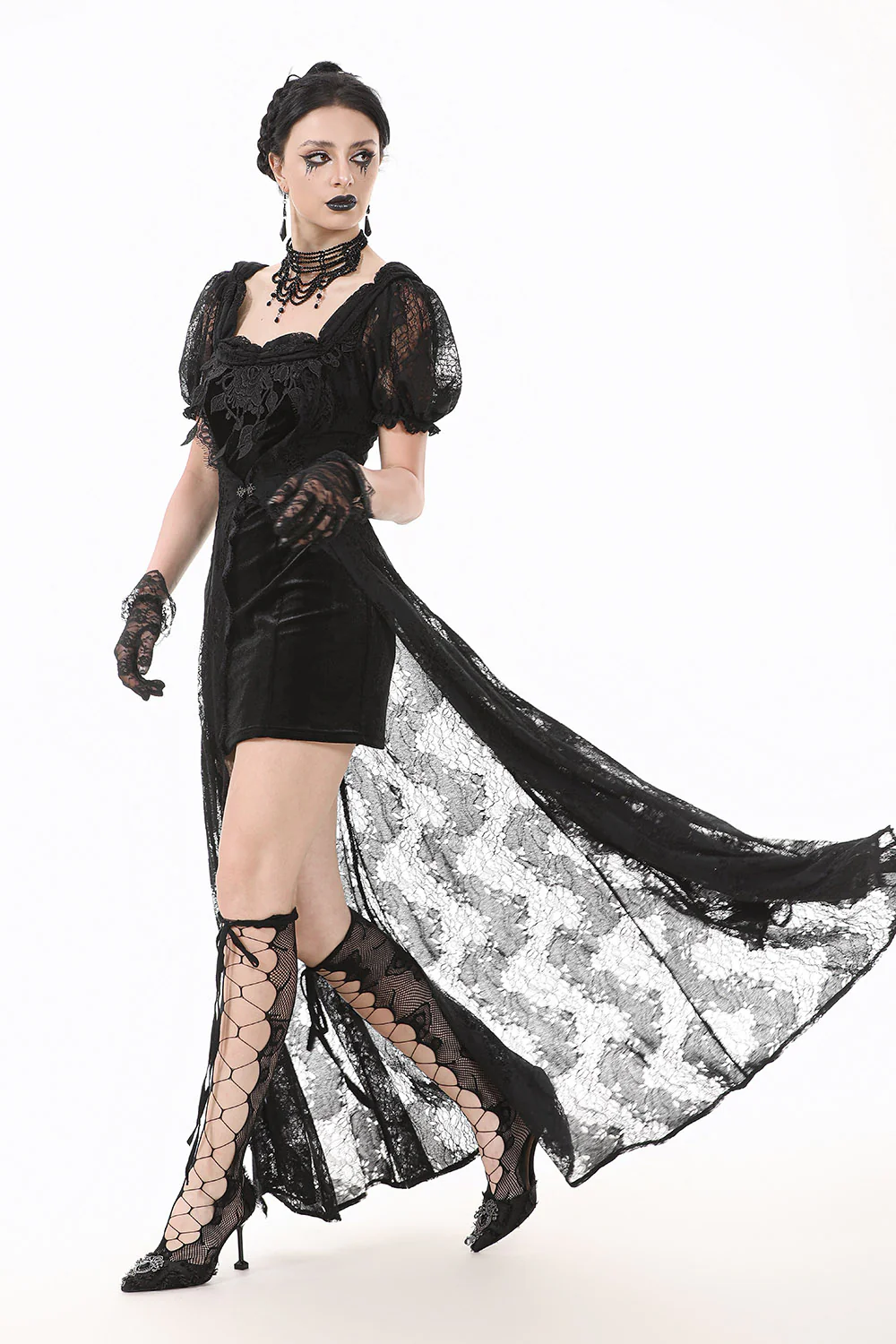 Belladonna Puff Sleeve Dress - Image 3