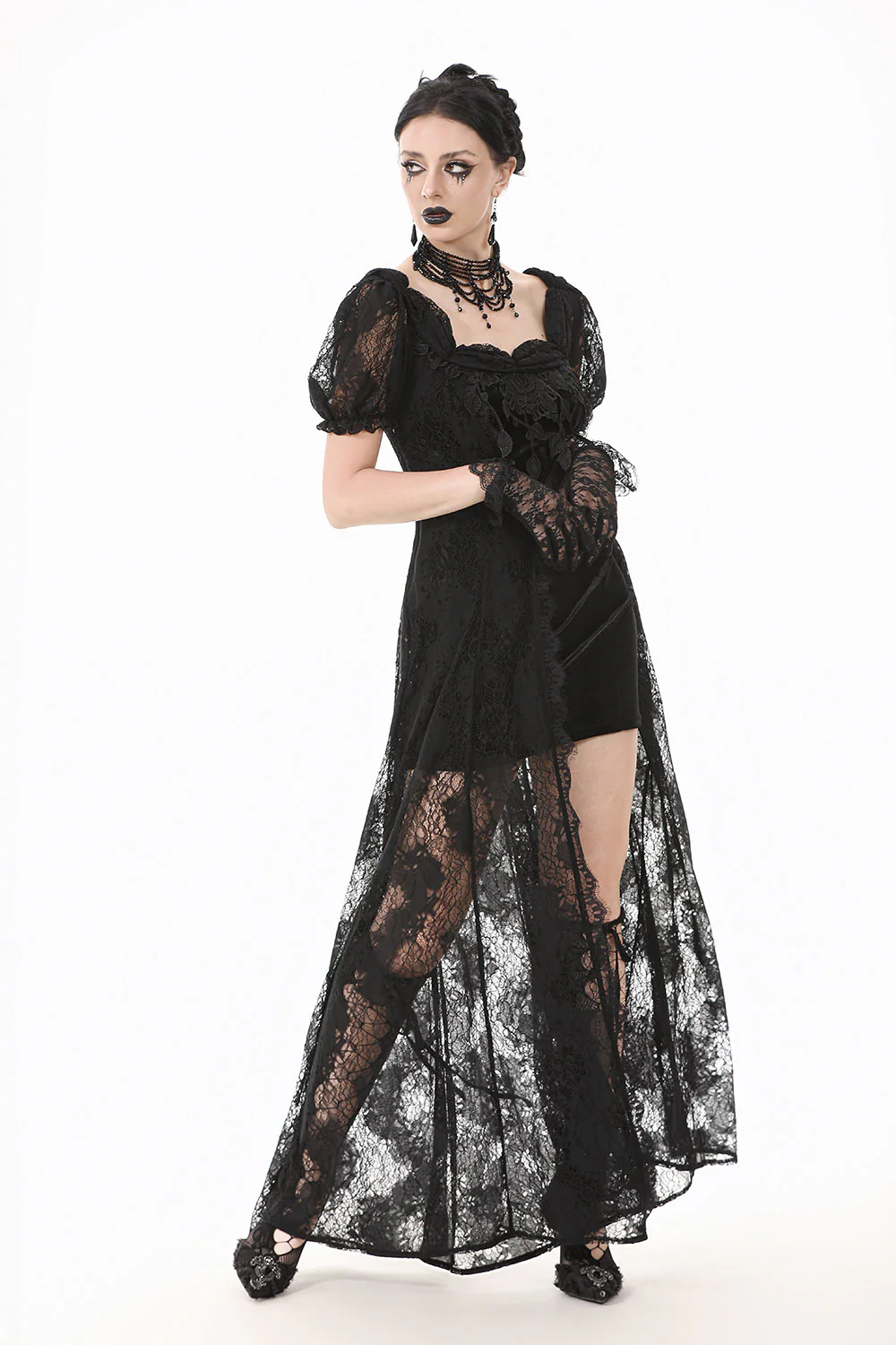 Belladonna Puff Sleeve Dress - Image 5