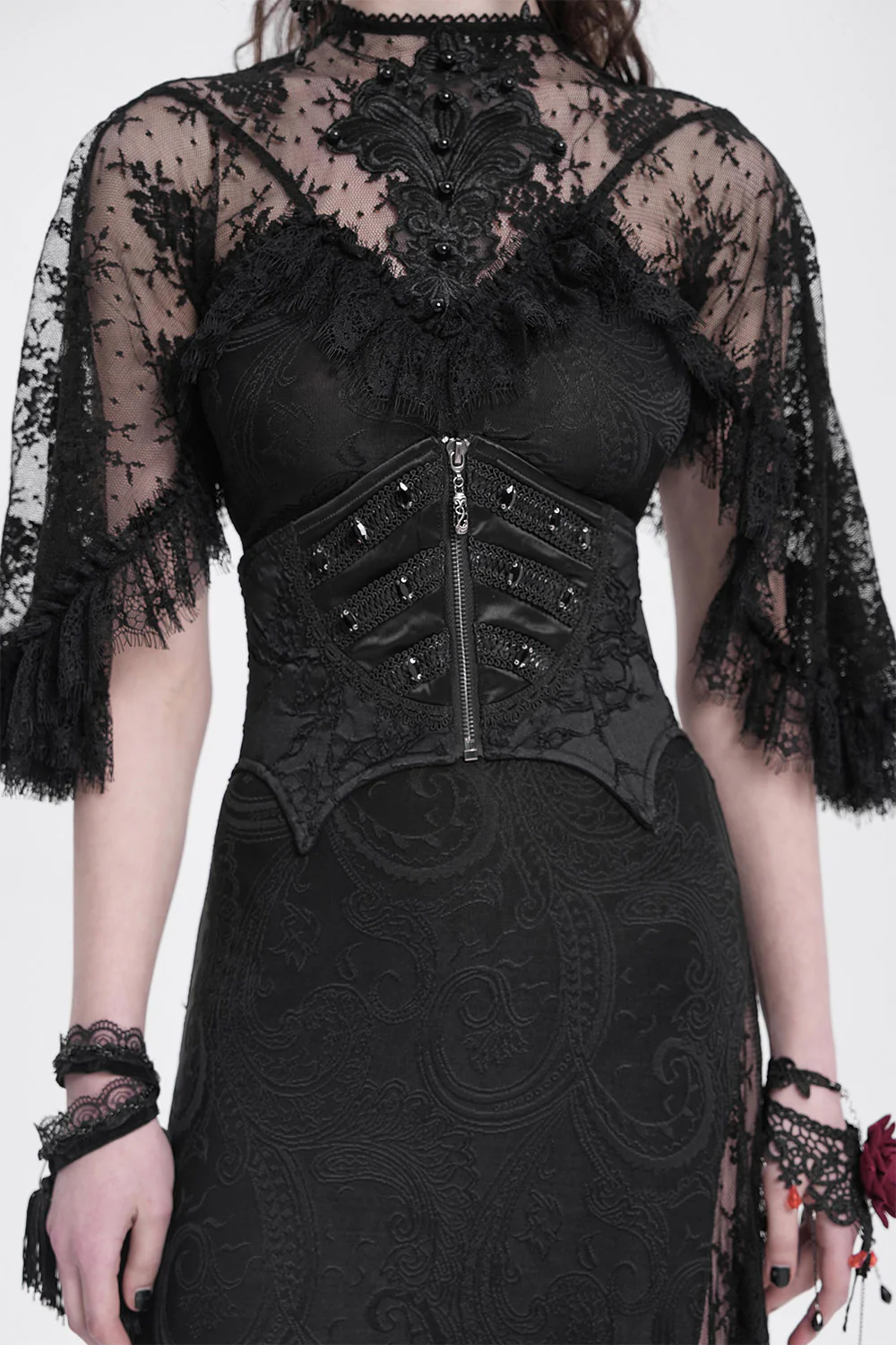 Bewitched Batwing Underbust Corset - Image 2