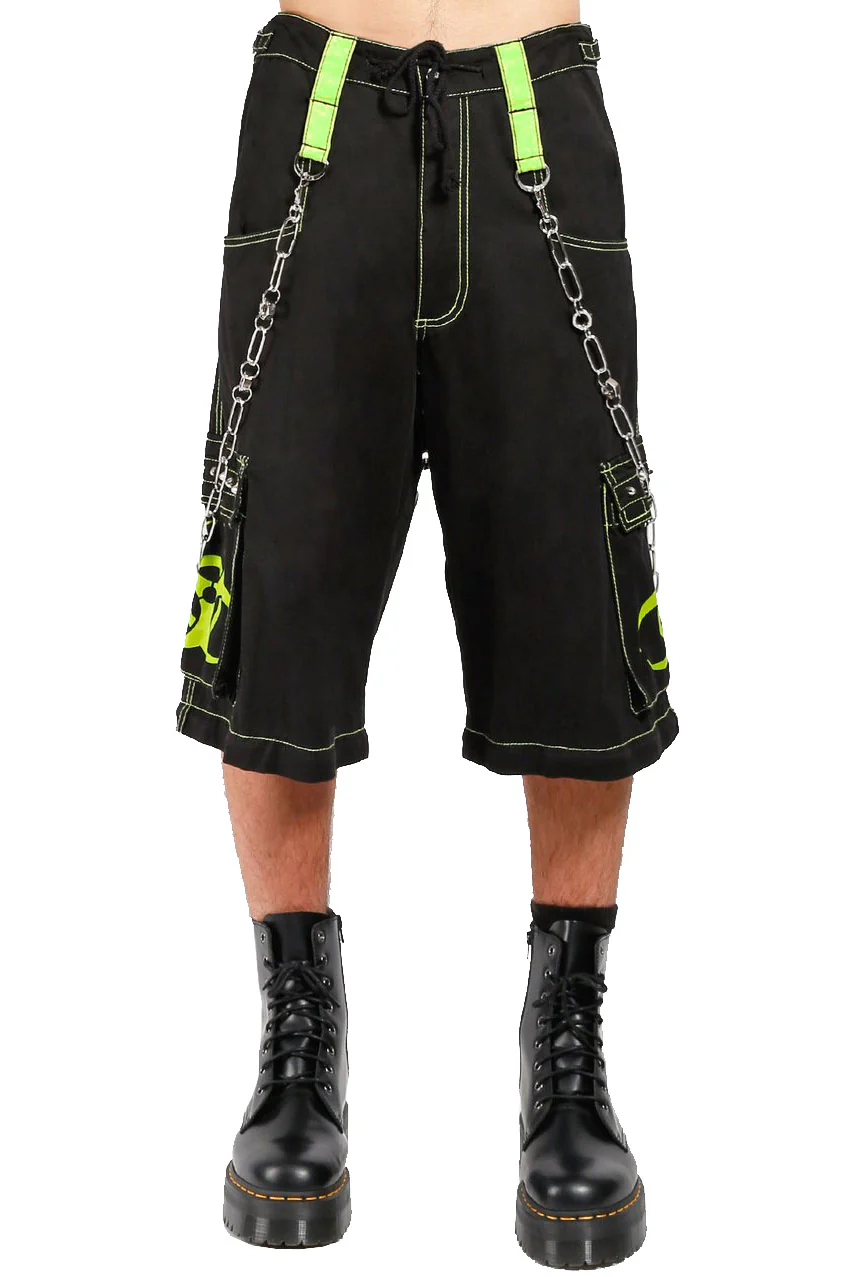 Tripp Biohazard Zip Off Pants [BLACK/LIME] - Image 4