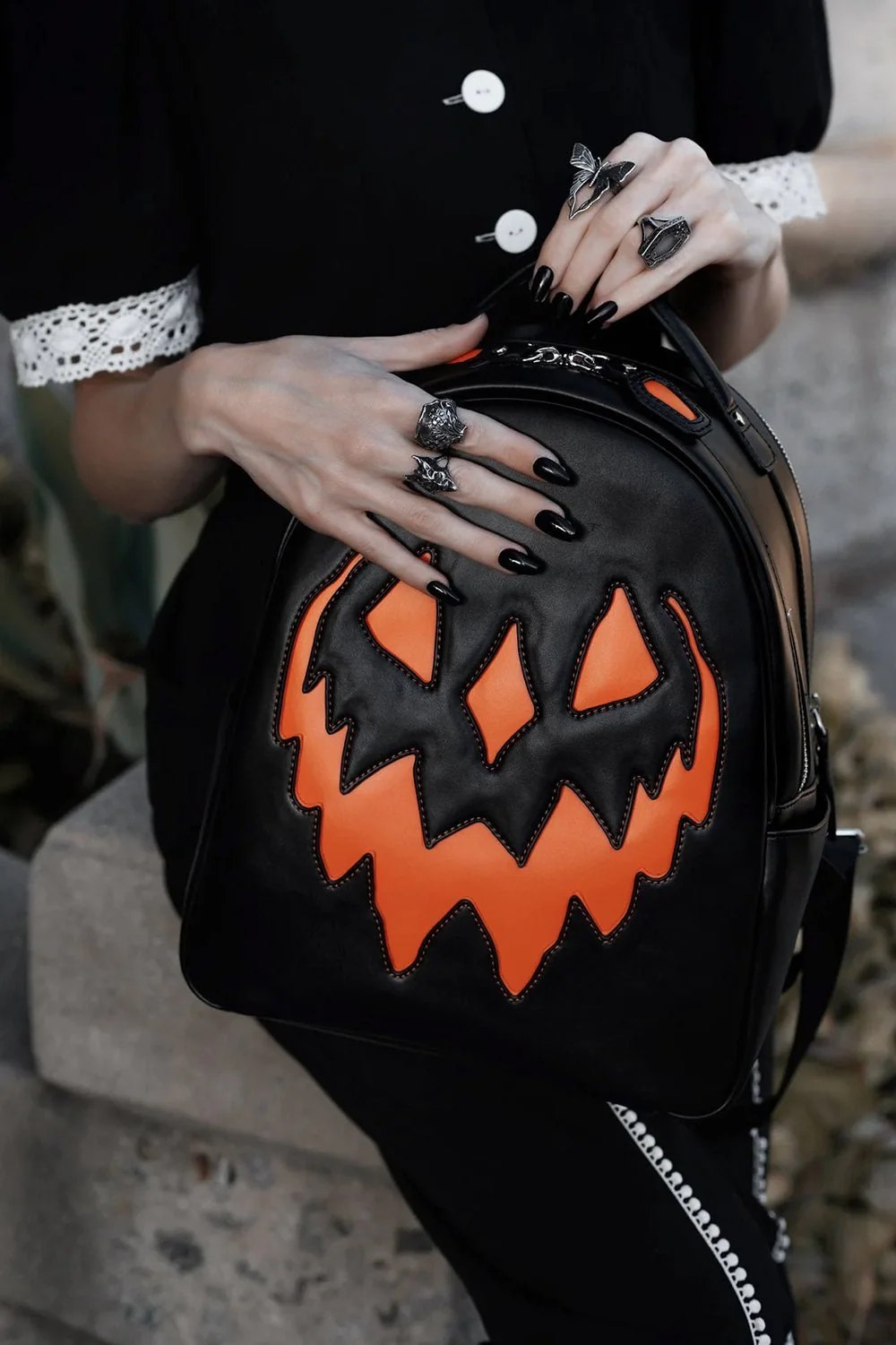 Black Haunted Hallows Backpack - Image 5