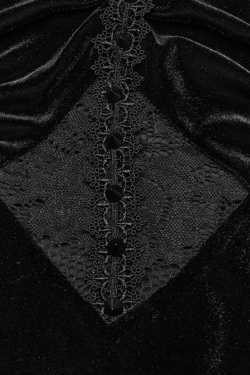 Black Medallion Mermaid Dress - Image 7