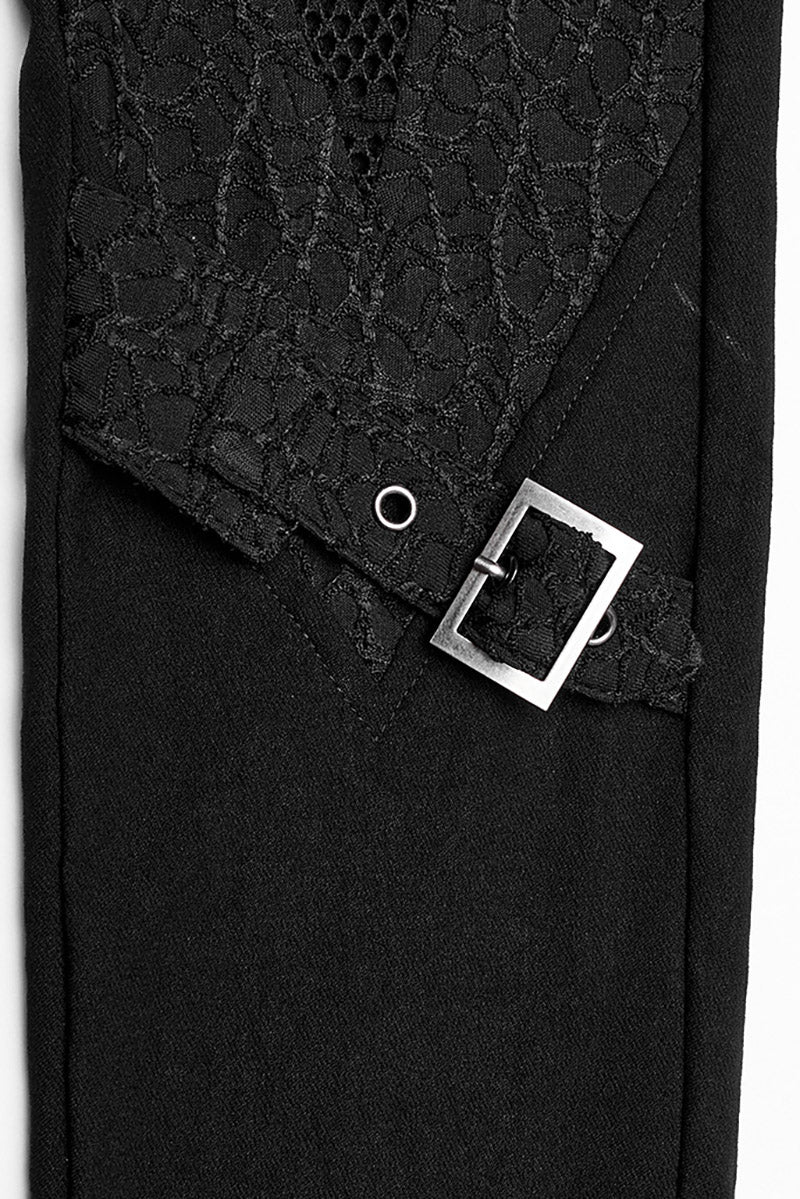 Black Mist Fishnet Skinny Jeans - Image 5