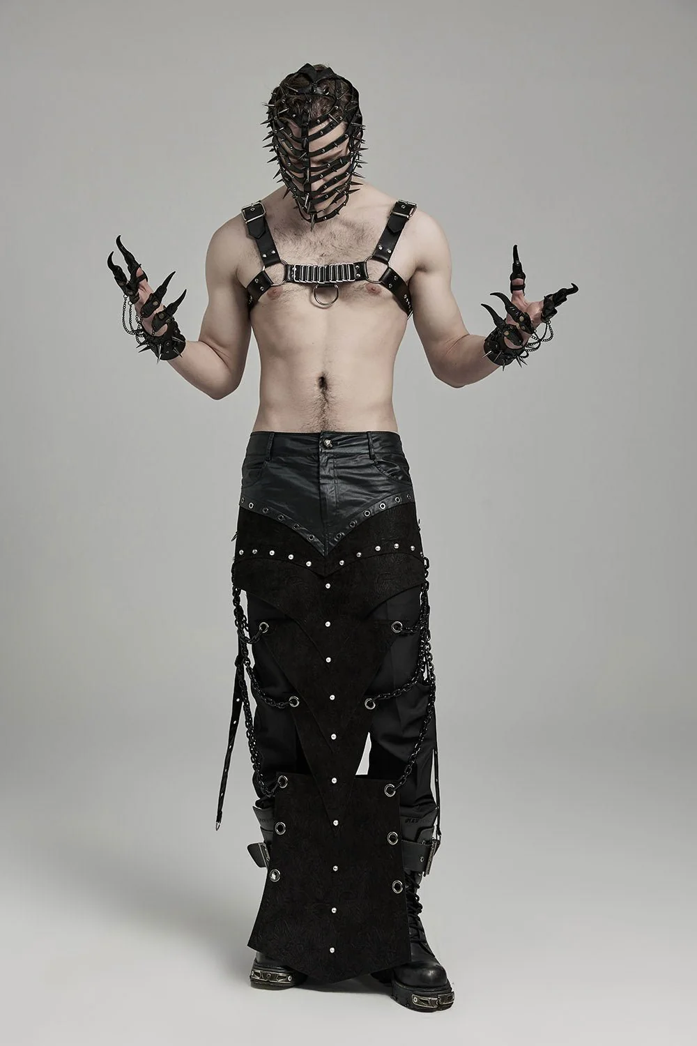 Black Oath O-Ring Chest Harness - Image 2