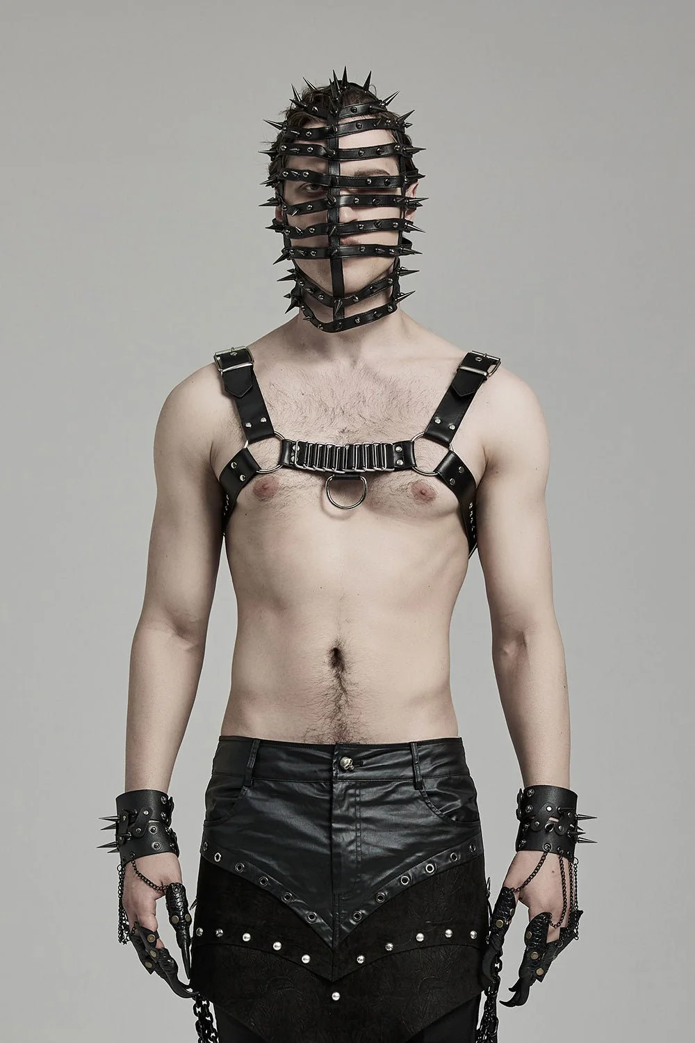 Black Oath O-Ring Chest Harness - Image 3