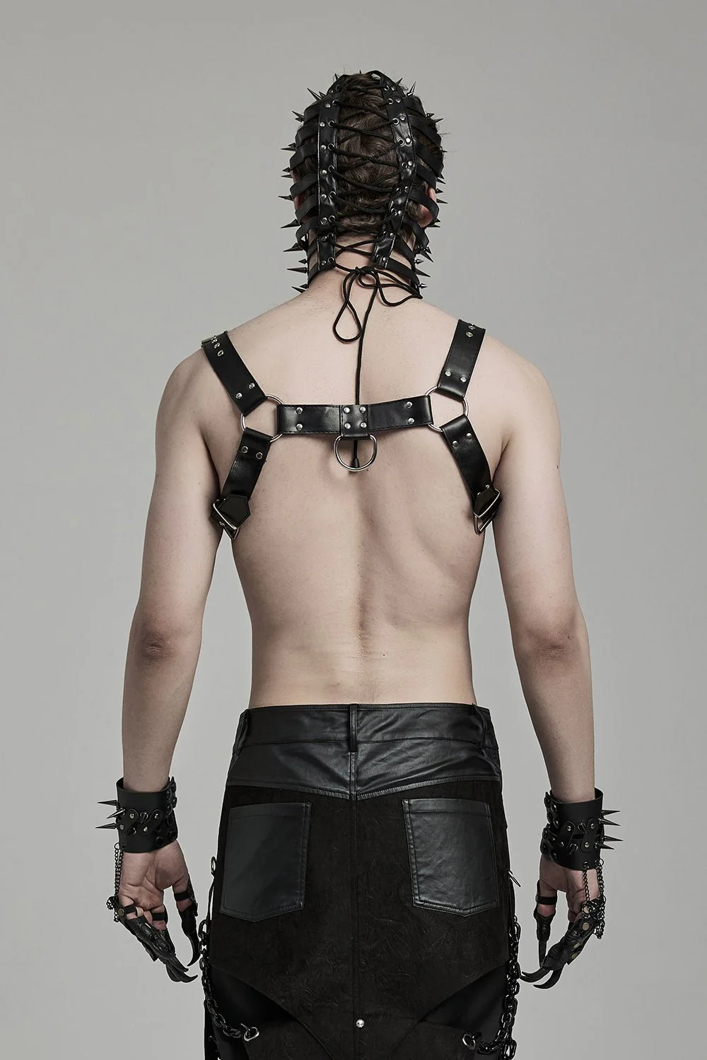 Black Oath O-Ring Chest Harness - Image 4