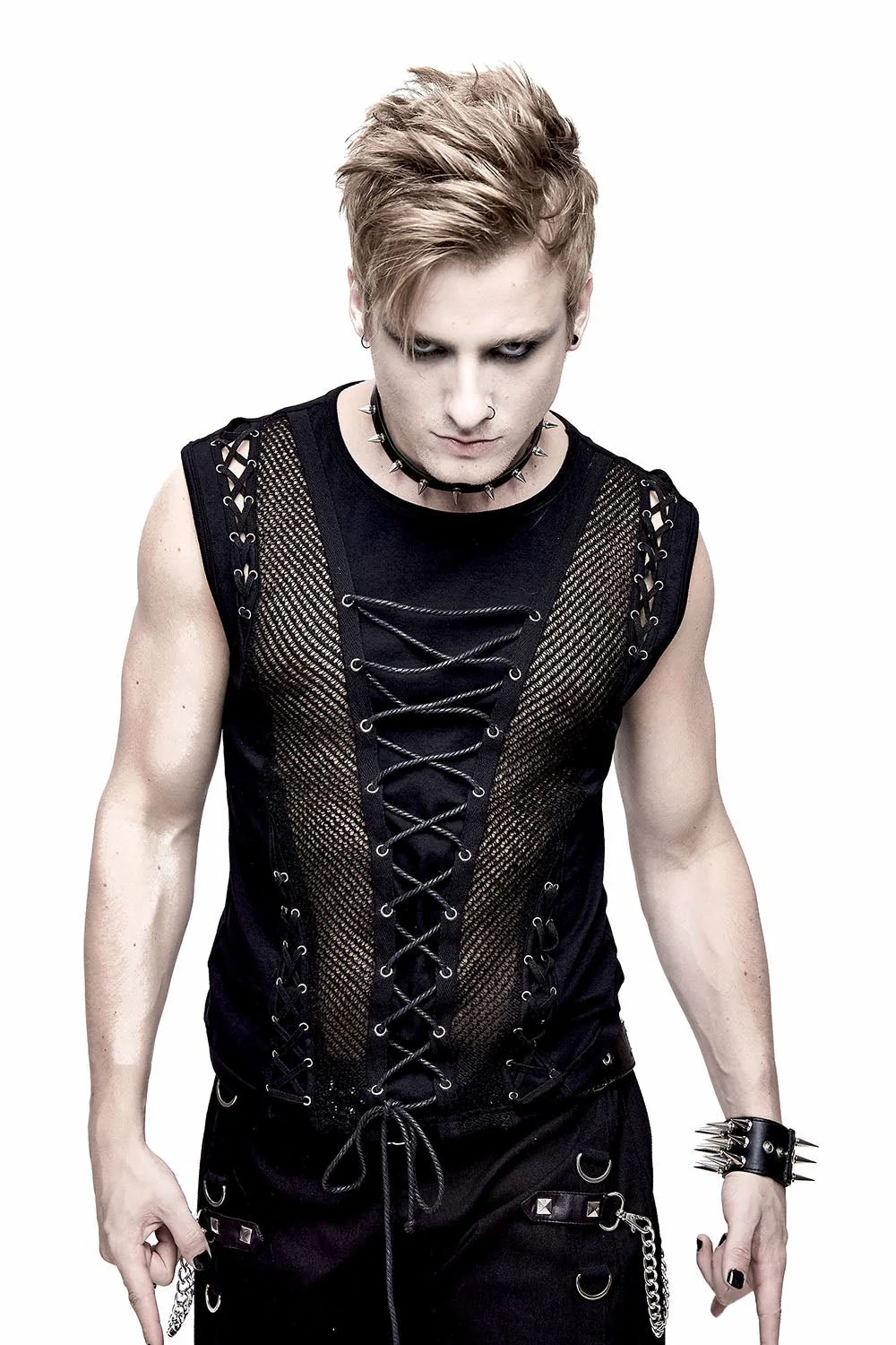 Black Plunderer Sleeveless Top