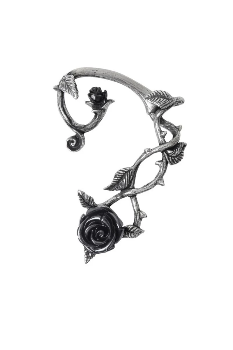 Black Rose Earwrap - Image 2
