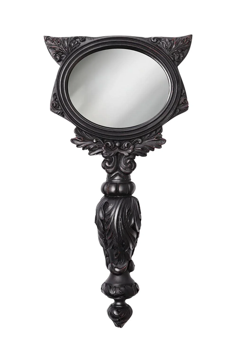 Black Sacred Cat Hand Mirror - Image 2