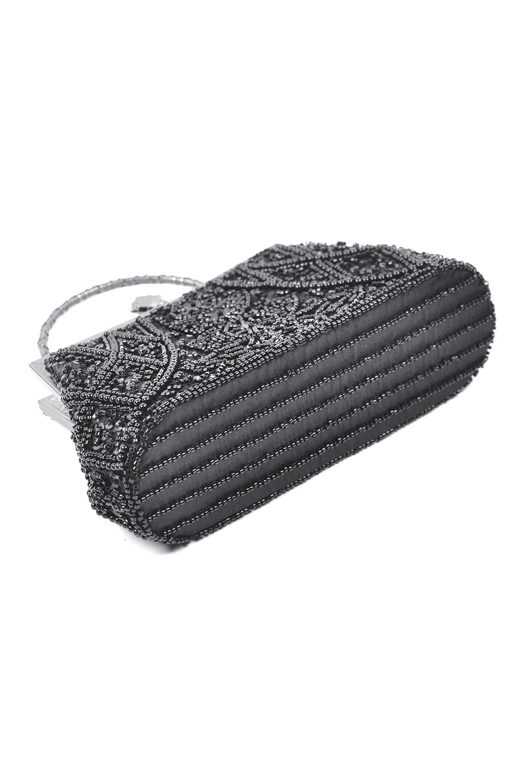 Black Starlight Small Beaded Bag - Image 7