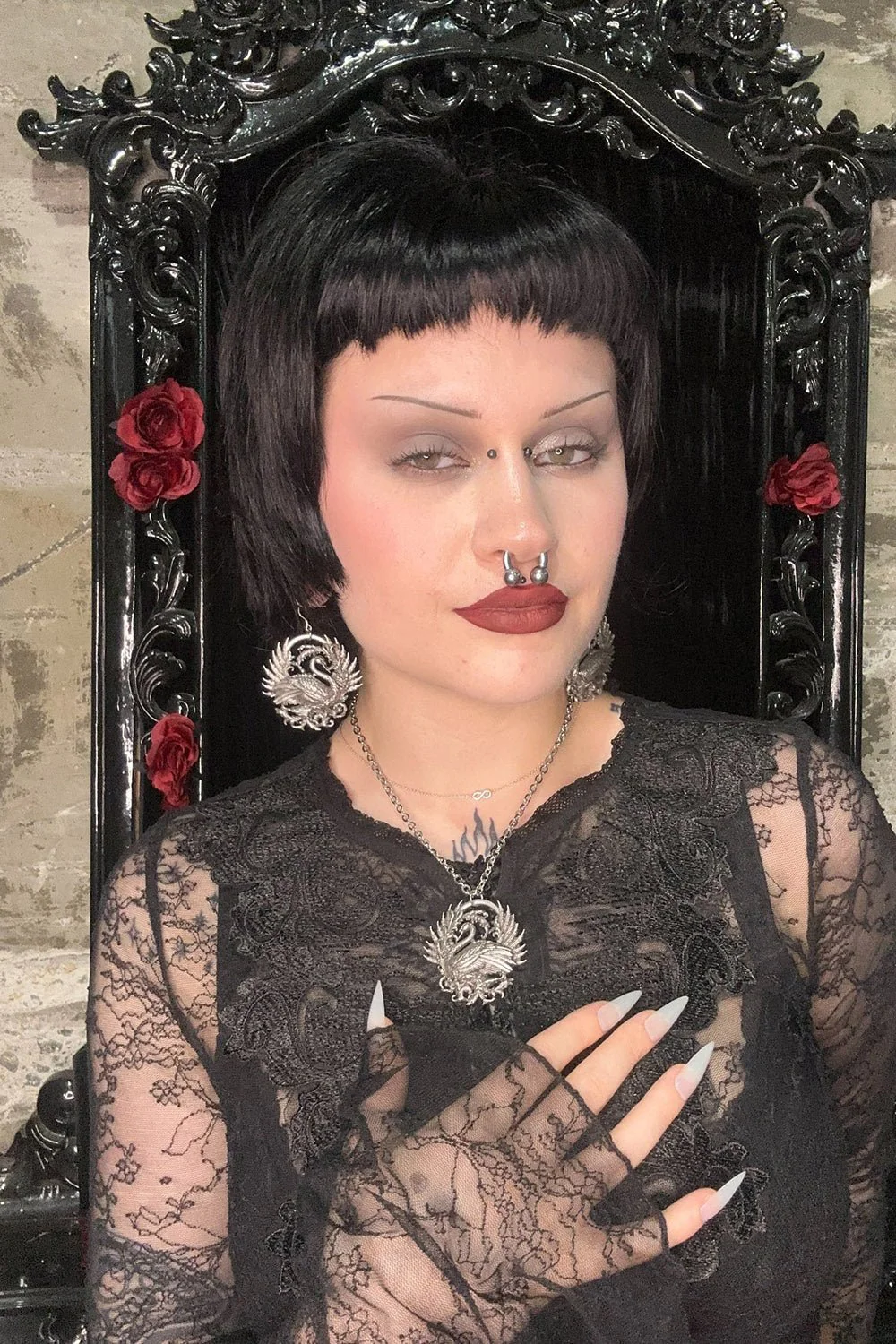 Black Swan Necklace - Image 4