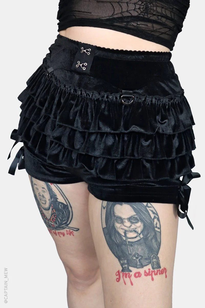 Black Velvet Rosemary Bloomers - Image 3
