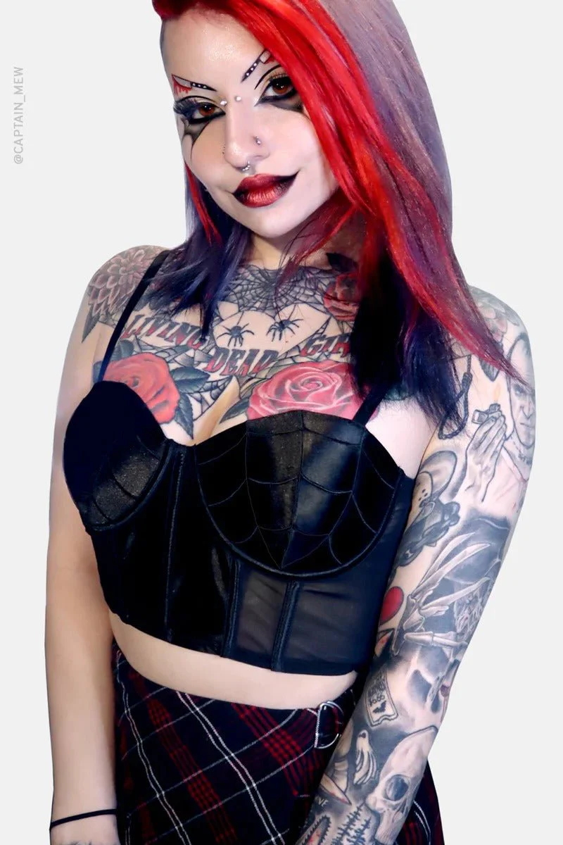 Black Widow Corset Top - Image 2