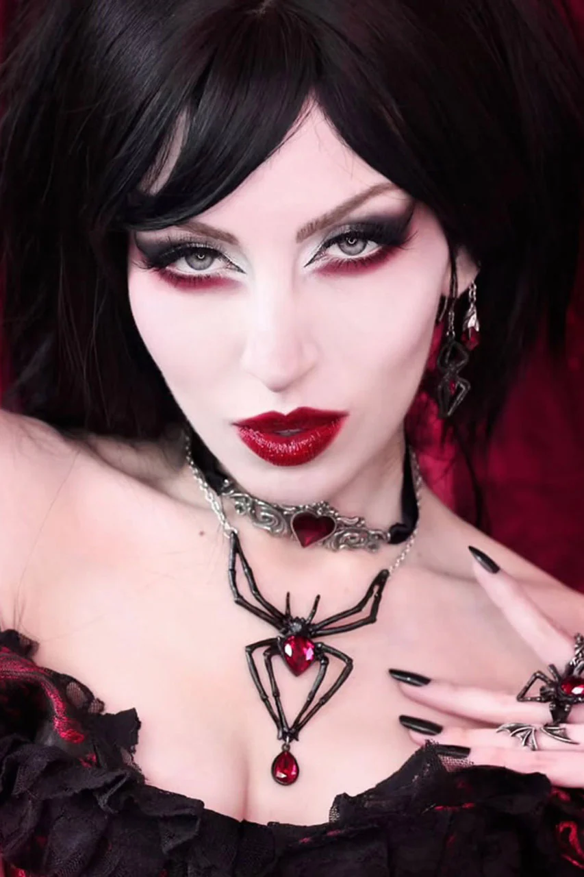 Black Widow Earrings - Image 5