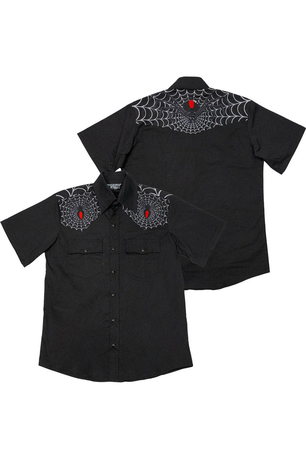 Black Widow Western Shirt - Image 2