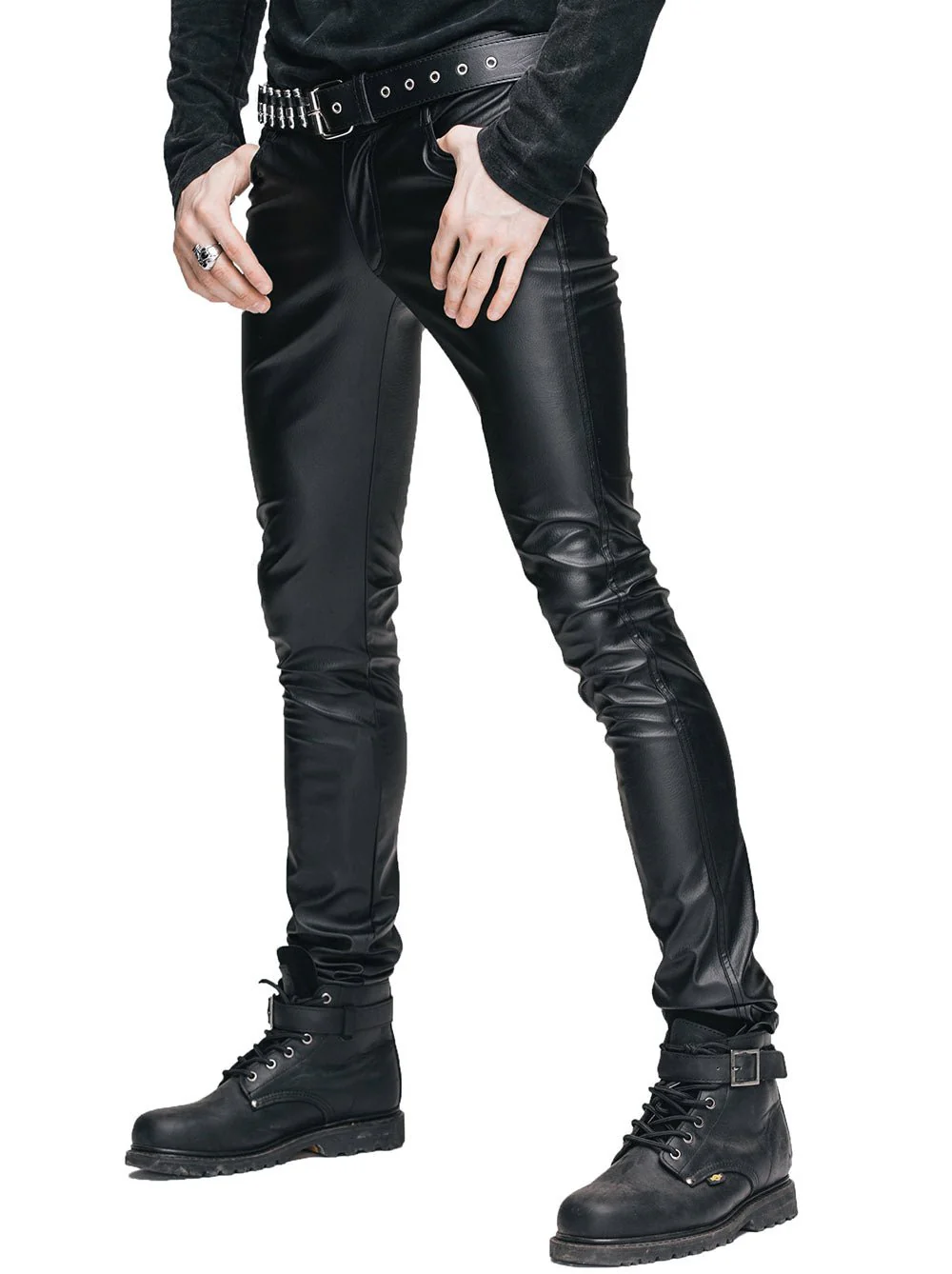 Bleak Legions Vegan Leather Pants - Image 4