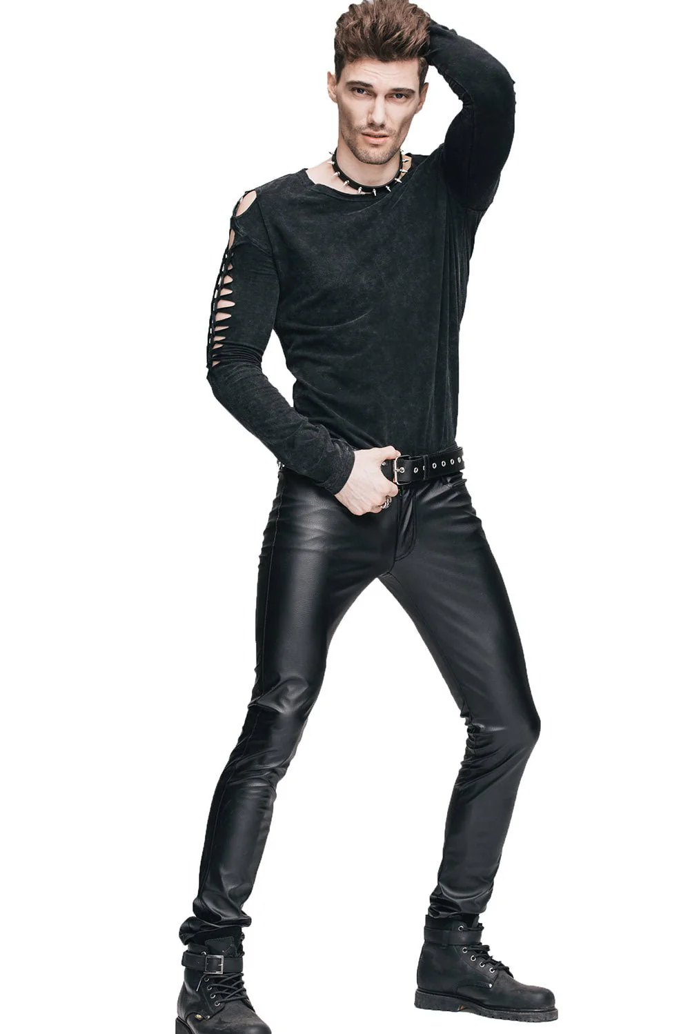 Bleak Legions Vegan Leather Pants - Image 6