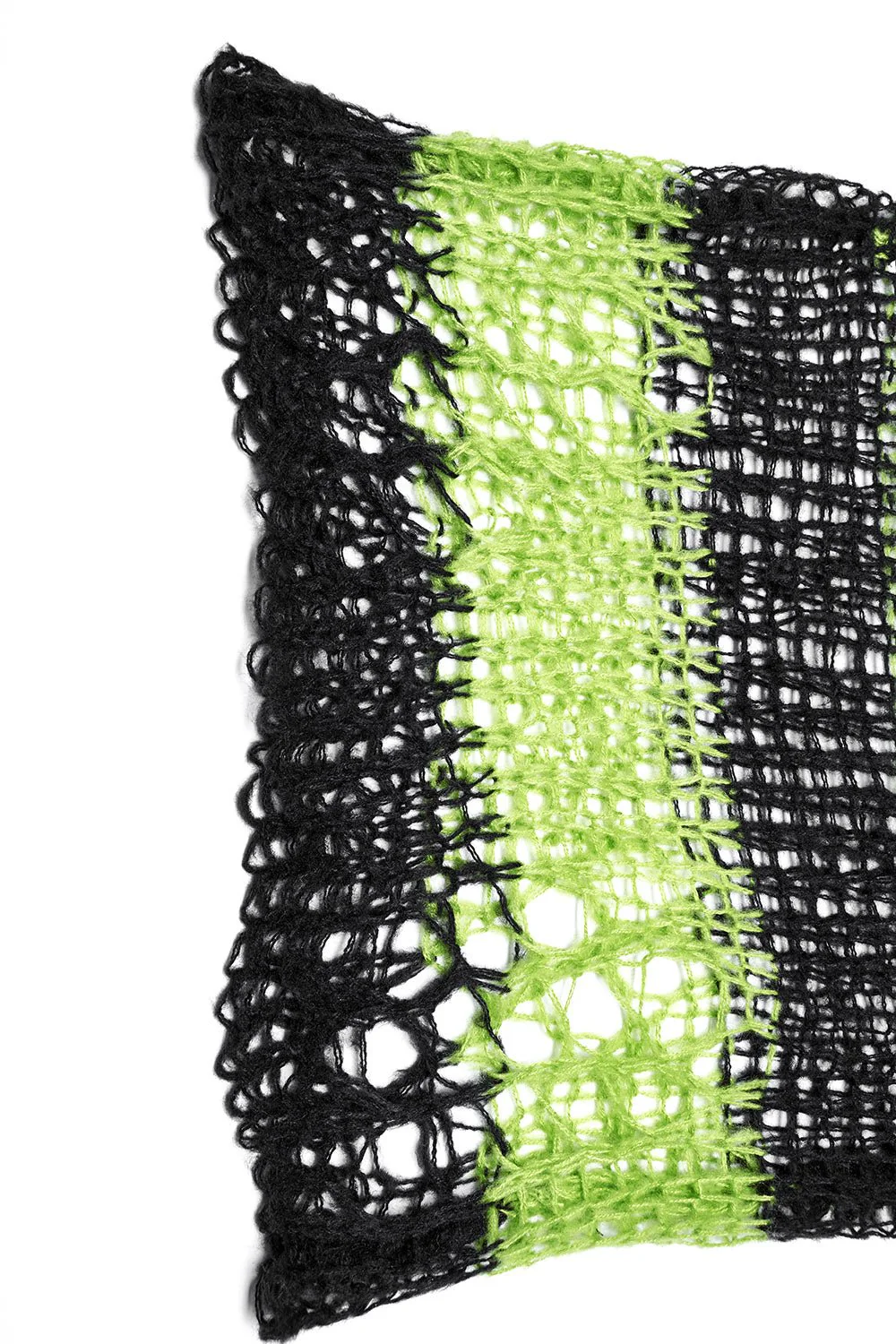 Bleed Green Striped Sweater [BLACK/GREEN] - Image 7