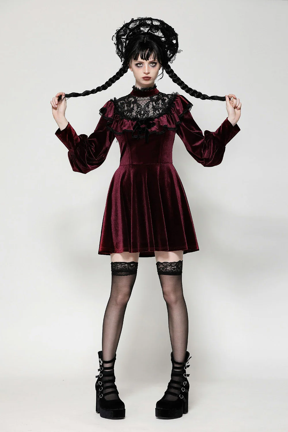 Blood Doll Mini Gothic Lolita Dress - Image 2
