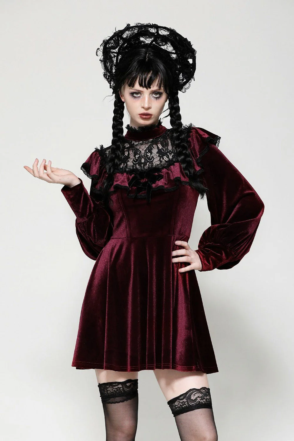 Blood Doll Mini Gothic Lolita Dress - Image 3
