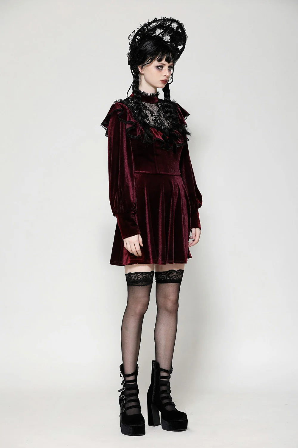 Blood Doll Mini Gothic Lolita Dress - Image 4
