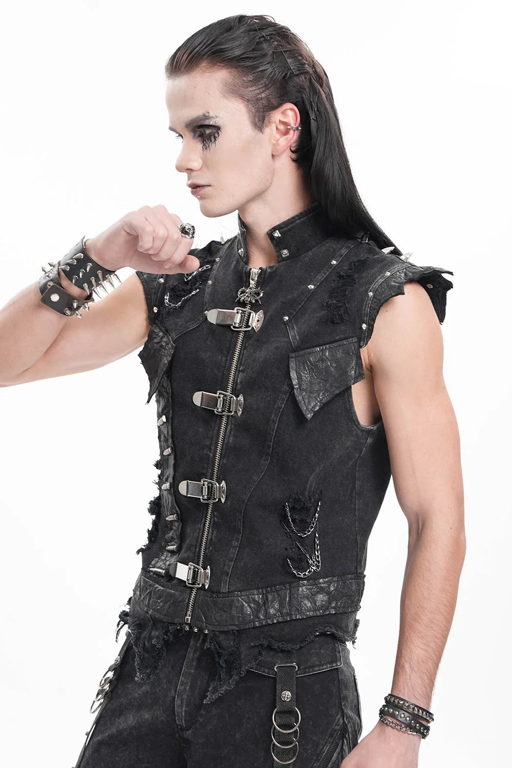 Blood Pact Punk Battle Vest - Image 5
