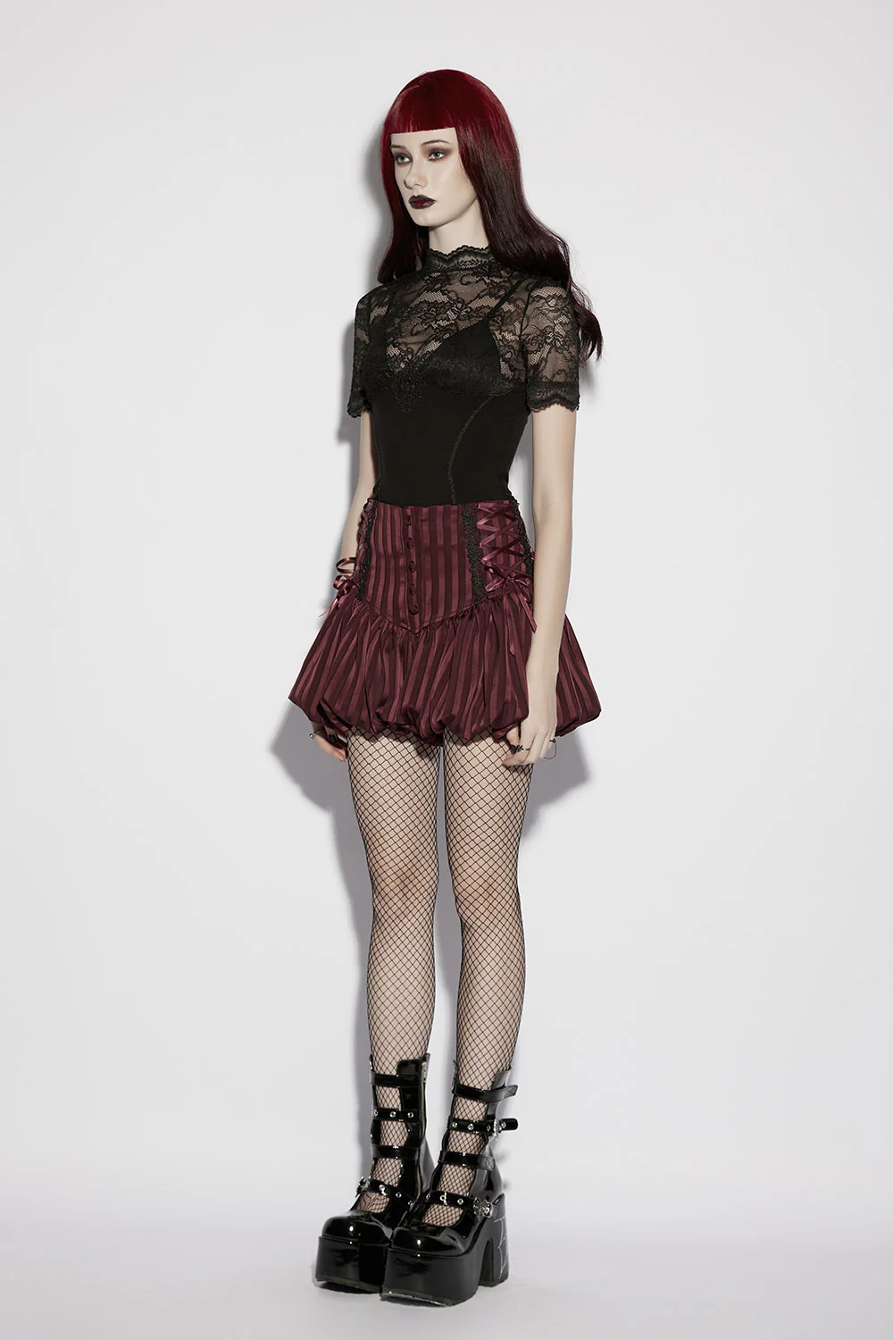 Blood Parlor Bloomer Shorts [Red] - Image 4