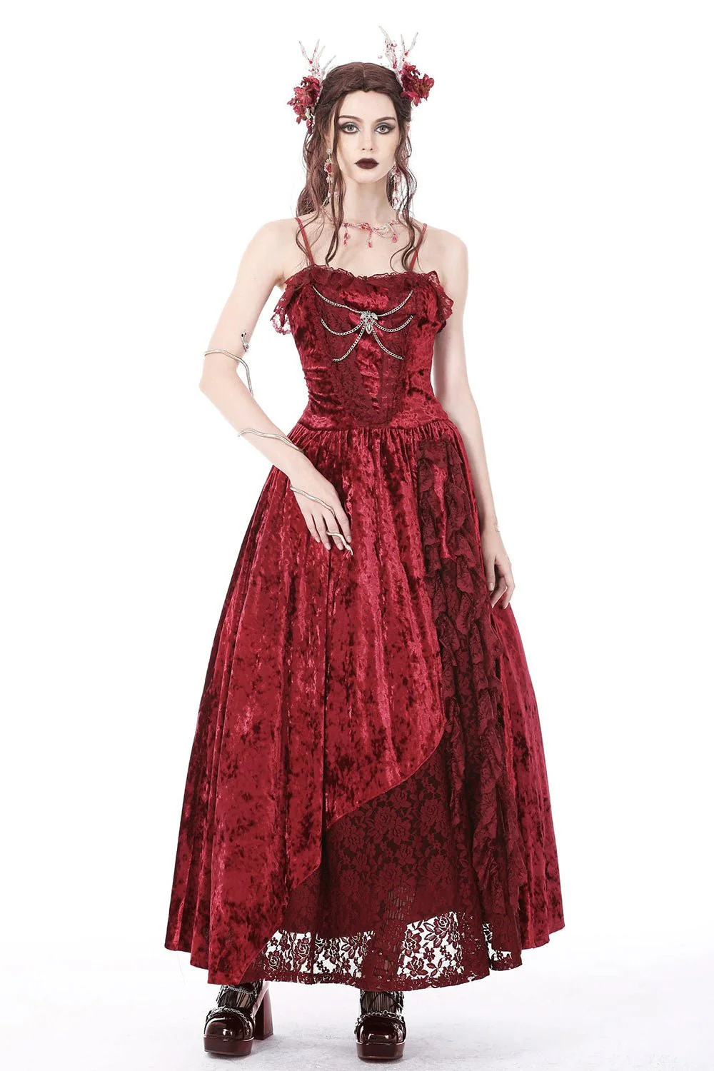 Blood Wedding Gothic Gown - Image 8