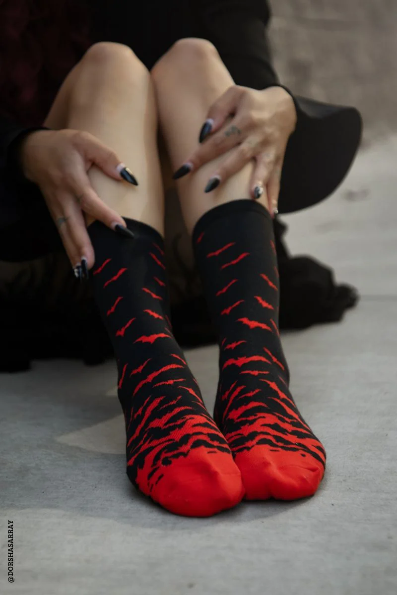 Bloodbat Crew Socks - Image 2