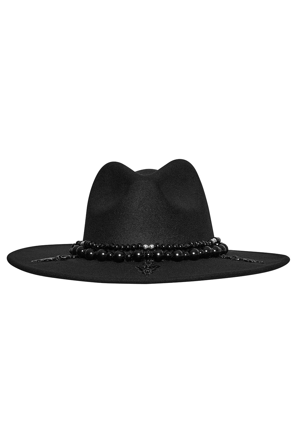 Bloodhound Wide Brimmed Hat [Black/Red] - Image 7